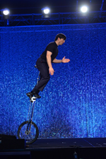 Dan Thurmon unicycling